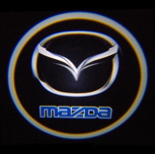Підсвітка дверей Mazda на батарейках