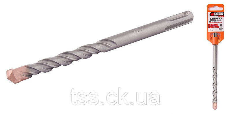 Свердло для бетону GRANITE SDS-PLUS S4 12х160 мм 0-12-160, фото 1
