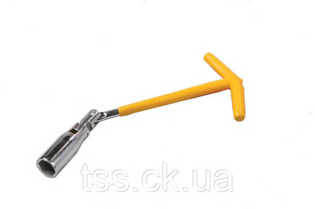 Ключ свічковий Т-подібний MASTERTOOL із шарніром 16 мм 73-0100, фото 1