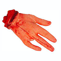 Рука (кисть руки) с оторванным (отрубленным) пальцем резиновая