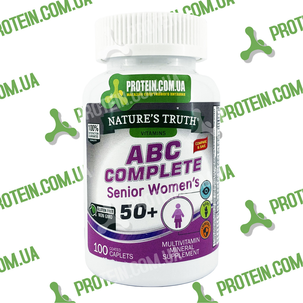 Витамины женские USA ORIGINAL!!! Nature`s Truth ABC Complete Senior Women's 50 Plus 100 таб