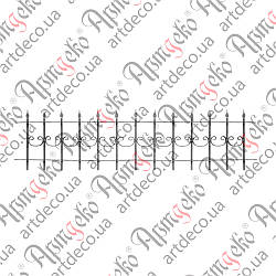 Секція огорожі 500х2000х12 невальц. 01.011