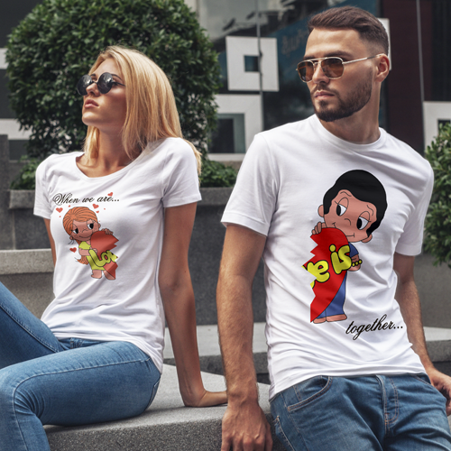 Парні футболки для закоханих "Love Is"