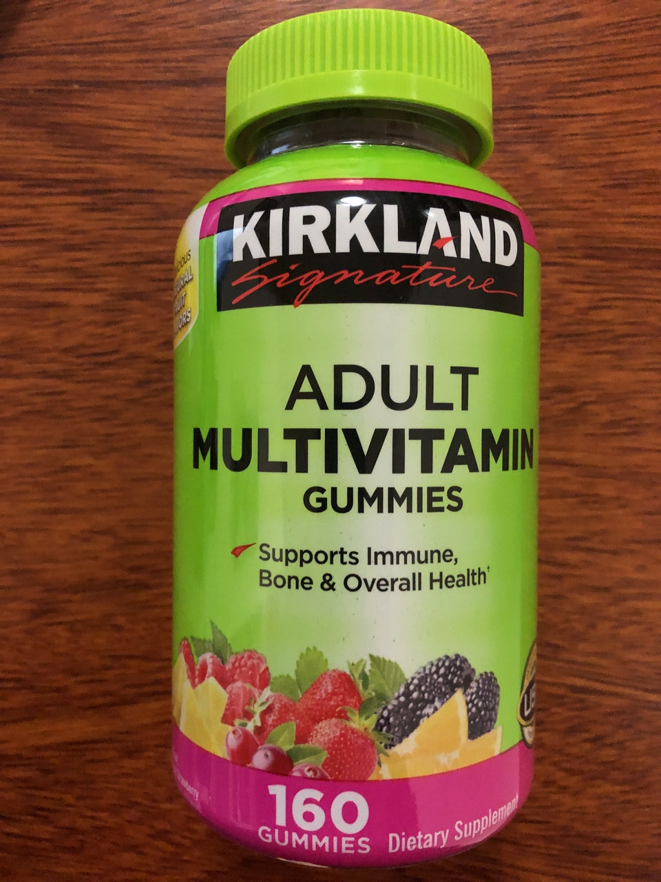 ВІТАМІНИ ДЛЯ ДОРОСЛИХ KIRKLAND SIGNATURE ADULT Multivitamin Gummie 160 шт