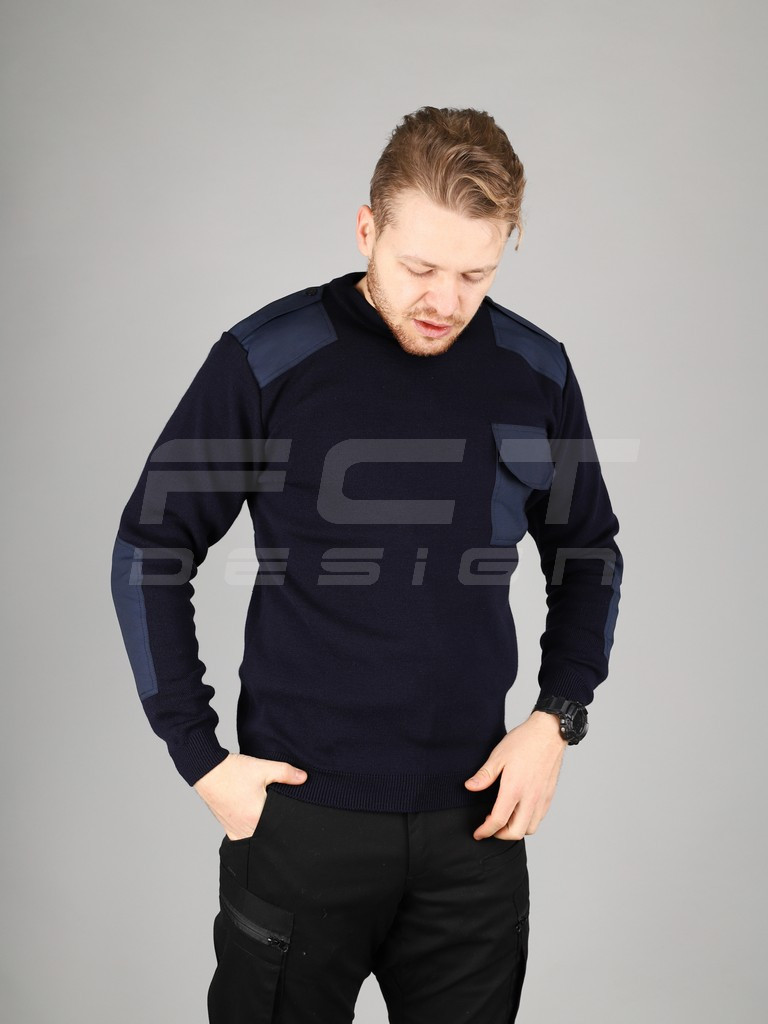 Светр під горло формений Синій, фото 1