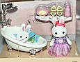 Набір меблів "Ванна" з фігуркою зайчика (аналог Sylvanian families) арт. 6621-4, фото 4