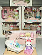 Набір меблів "Ванна" з фігуркою зайчика (аналог Sylvanian families) арт. 6621-4, фото 5
