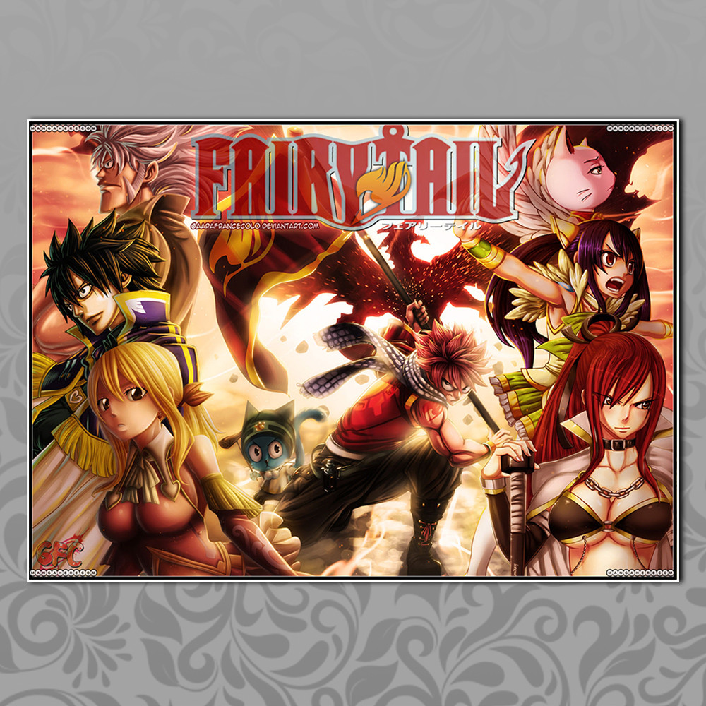 Плакат А3 Аніме Fairy Tail 007