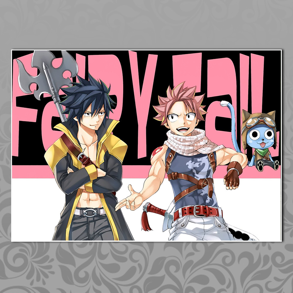 Плакат А3 Аніме Fairy Tail 008