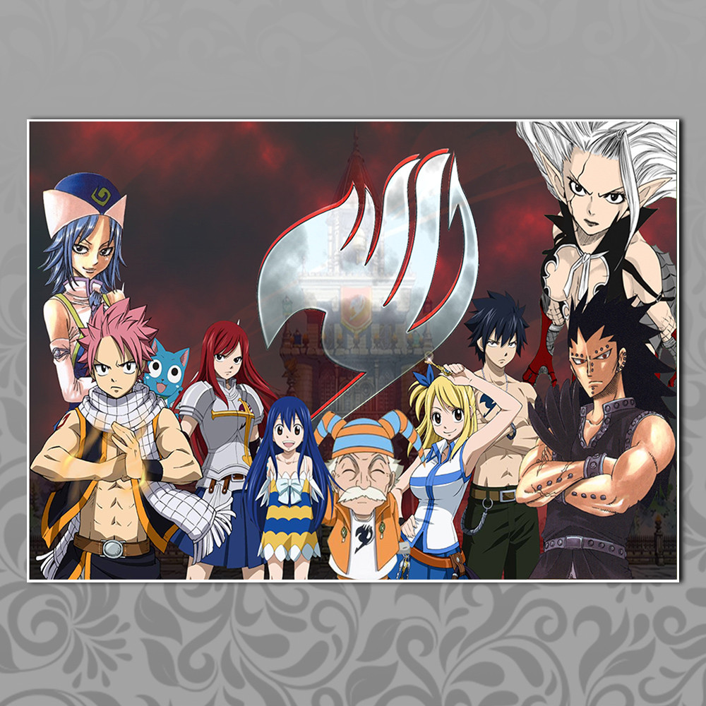 Плакат А3 Аніме Fairy Tail 010