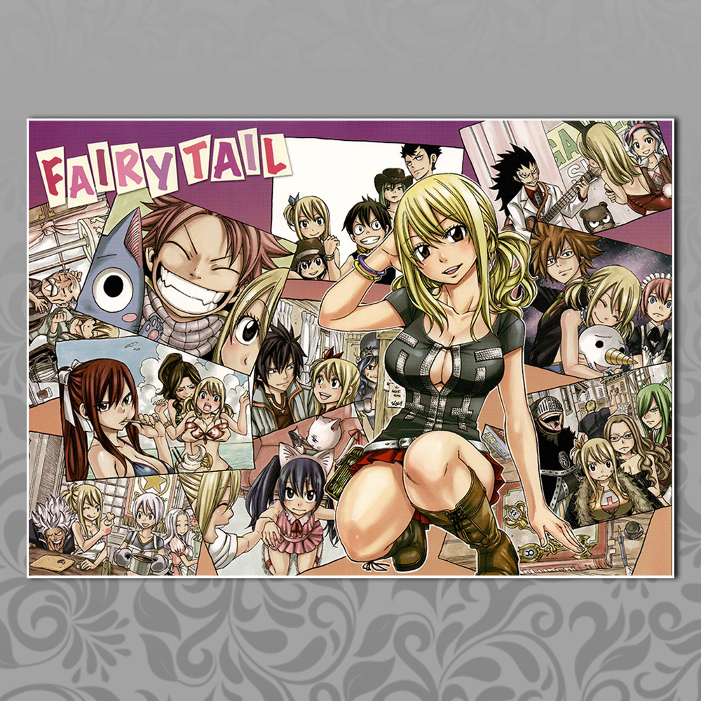 Плакат А3 Аніме Fairy Tail 011