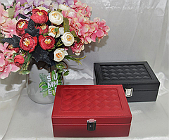 💙Стильна скринька валізка для прикрас із дзеркалом