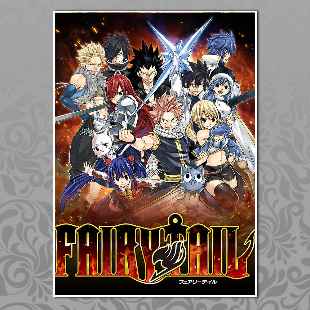 Плакат А3 Аніме Fairy Tail 022