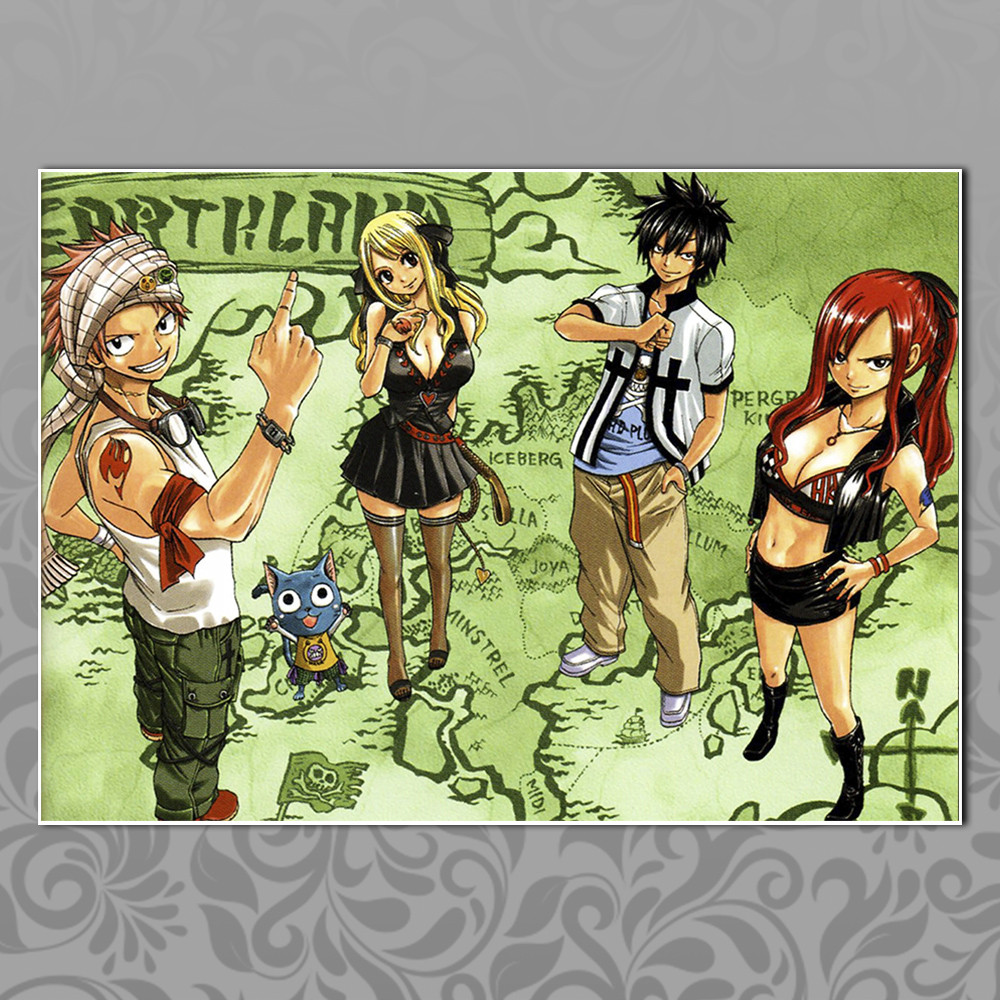Плакат А3 Аніме Fairy Tail 024