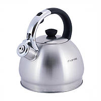 Чайник Kamille 2л з нержавіючої сталі зі свистком KM-0694BN