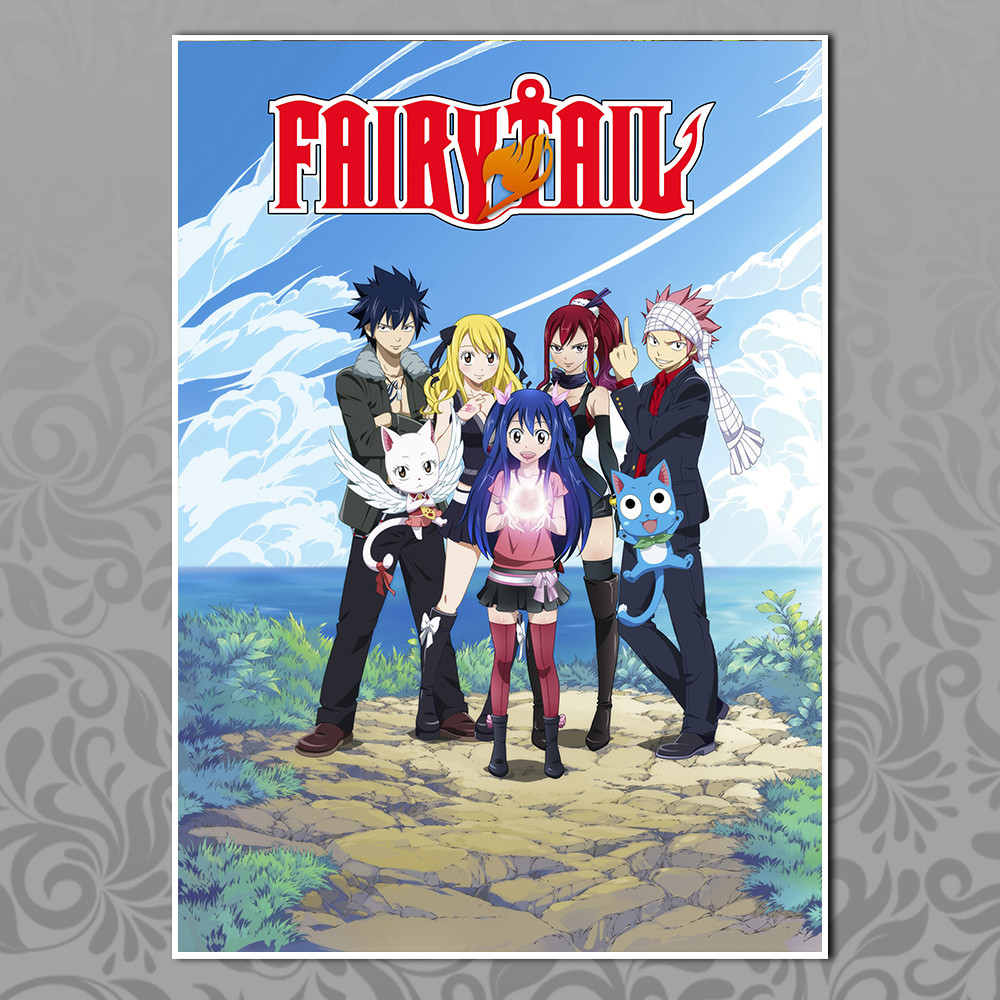 Плакат А4 Аніме Fairy Tail 026