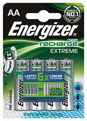 Акумулятор Energizer Recharge Extreme, AA/(HR6), 2300mAh, LSD Ni-MH, блистер 4шт