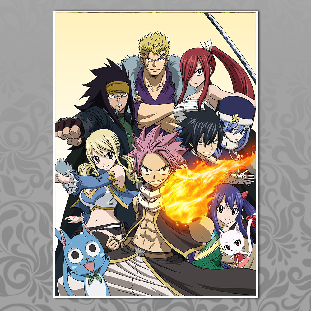 Плакат А3 Аніме Fairy Tail 032