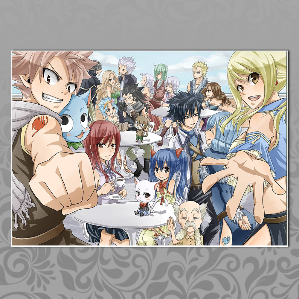 Плакат А3 Аніме Fairy Tail 034