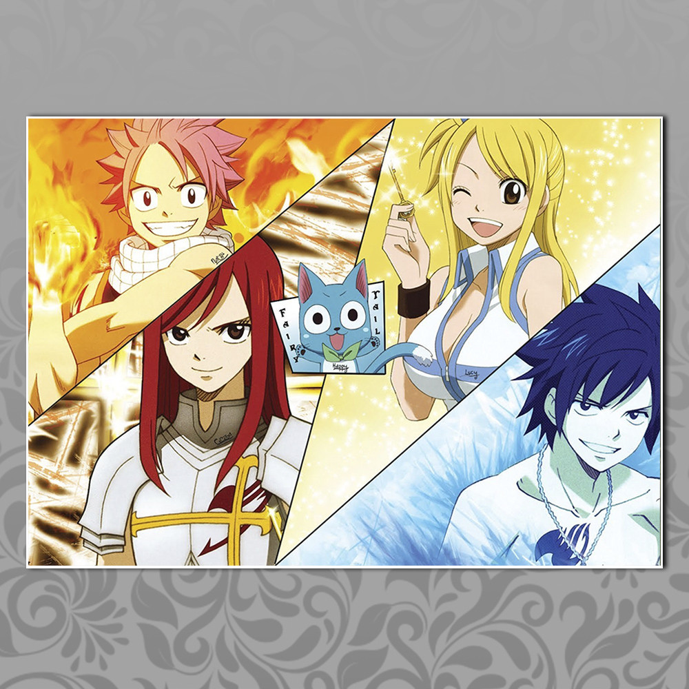 Плакат А3 Аніме Fairy Tail 035