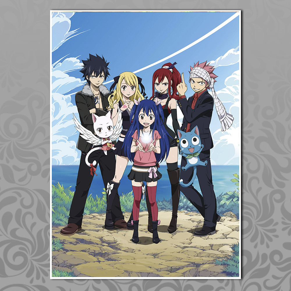 Плакат А3 Аніме Fairy Tail 041