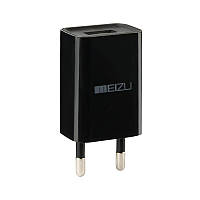 Мережевий зарядний пристрій Meizu + кабель MicroUSB 1A Black