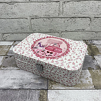 Шкатулка кожзаменитель для украшений в ассортименте Узор сумка
