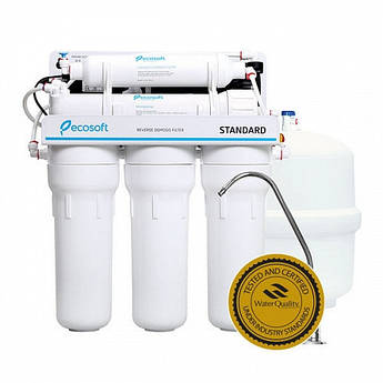 Фільтр зворотного осмосу Ecosoft Standard PRO з помпою (MO550MPECOSTD)