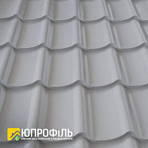 Металочерепиця RAL 7004 Світло-сіра Монтеррей 0.42, фото 2