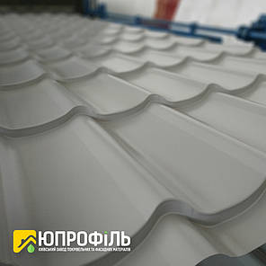 Металочерепиця RAL 7004 Світло-сіра Монтеррей 0.42, фото 2