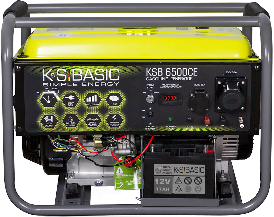 Електрогенератор Konner&Sohnen Basic KSB 6500CE