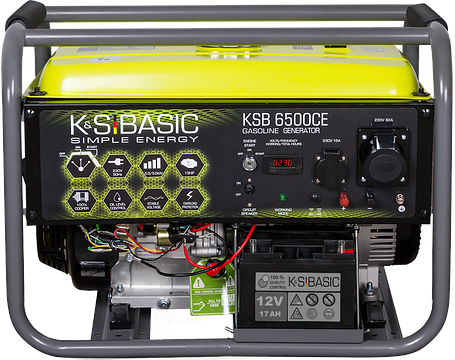 Електрогенератор Konner&Sohnen Basic KSB 6500CE, фото 1