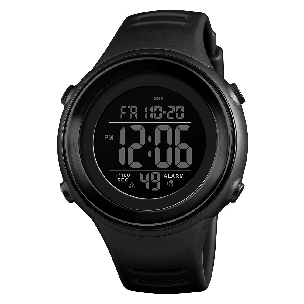 Skmei 1394 sun чорний чоловічий спортивний годинник