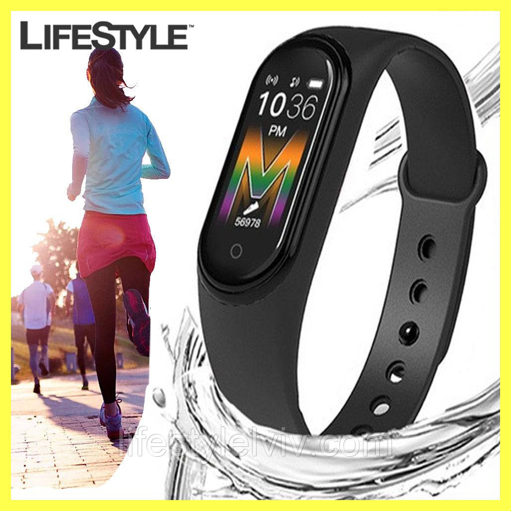 Фітнес браслет Mi Band M5 / Розумні годинник для спорту (Репліка)
