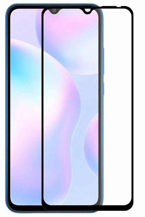 Захисне скло (Full Glue) Xiaomi Redmi 9C Чорне
