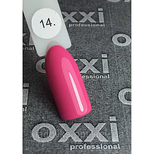 Гель-лак Oxxi Professional № 014 (рожевий, емаль), 10 мл