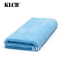 Высококачественная микрофибра для авто голубая KLCB Towel blue 40*60см