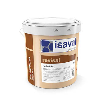 Фасадна акрилова фарба Ревісаль Лісо ISAVAL 4л≈36м²/шар