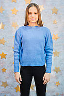 Джемпер голубого цвета для взрослой девочки (152 см.) Marions
