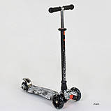 Самокат Best Scooter Maxi 113 (3-12 років) з світяться колесами, фото 6