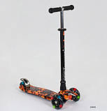 Самокат Best Scooter Maxi 113 (3-12 років) з світяться колесами, фото 7