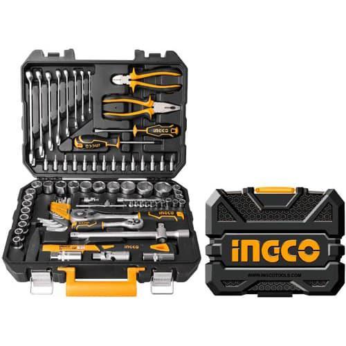 Набір інструменту 77 предметів INGCO INDUSTRIAL +БЕЗКОШТОВНА АДРЕСНА ДОСТАВКА!
