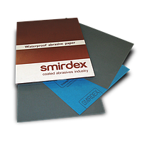 Листовая наждачная бумага для мокрой шлифовки, зерно 4000 Smirdex Alox (270). 230 х 280мм.