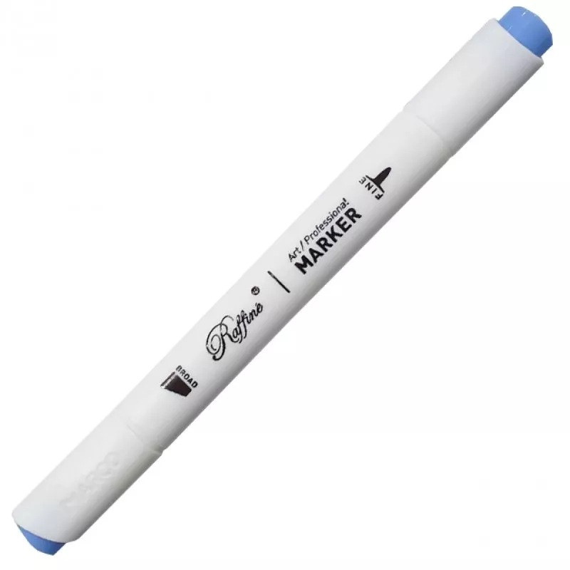 Скетч маркер двосторонній Marco Raffine Brilliant Blue B016, 917972, фото 1