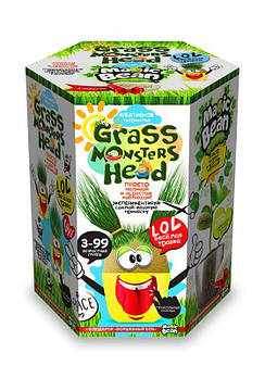 Набір для творчості "Grass monsters head" "Весела трава" рус. GMH-01-01 G-Rich