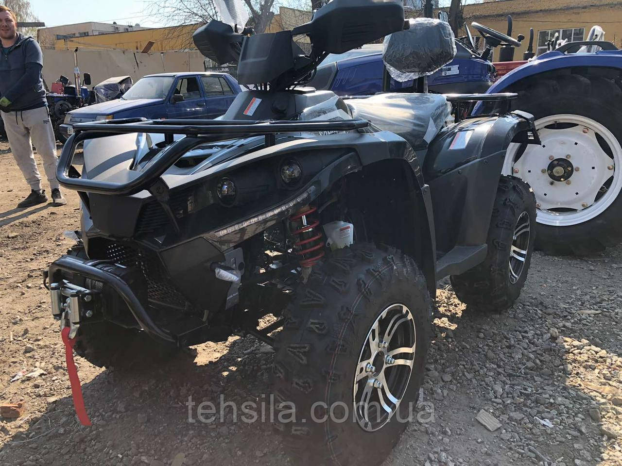 Linhai LH400ATV-D (4x4) КВАДРОЦИКЛ Линхай (Черный) карбюратор - фото 2 - id-p1333758690