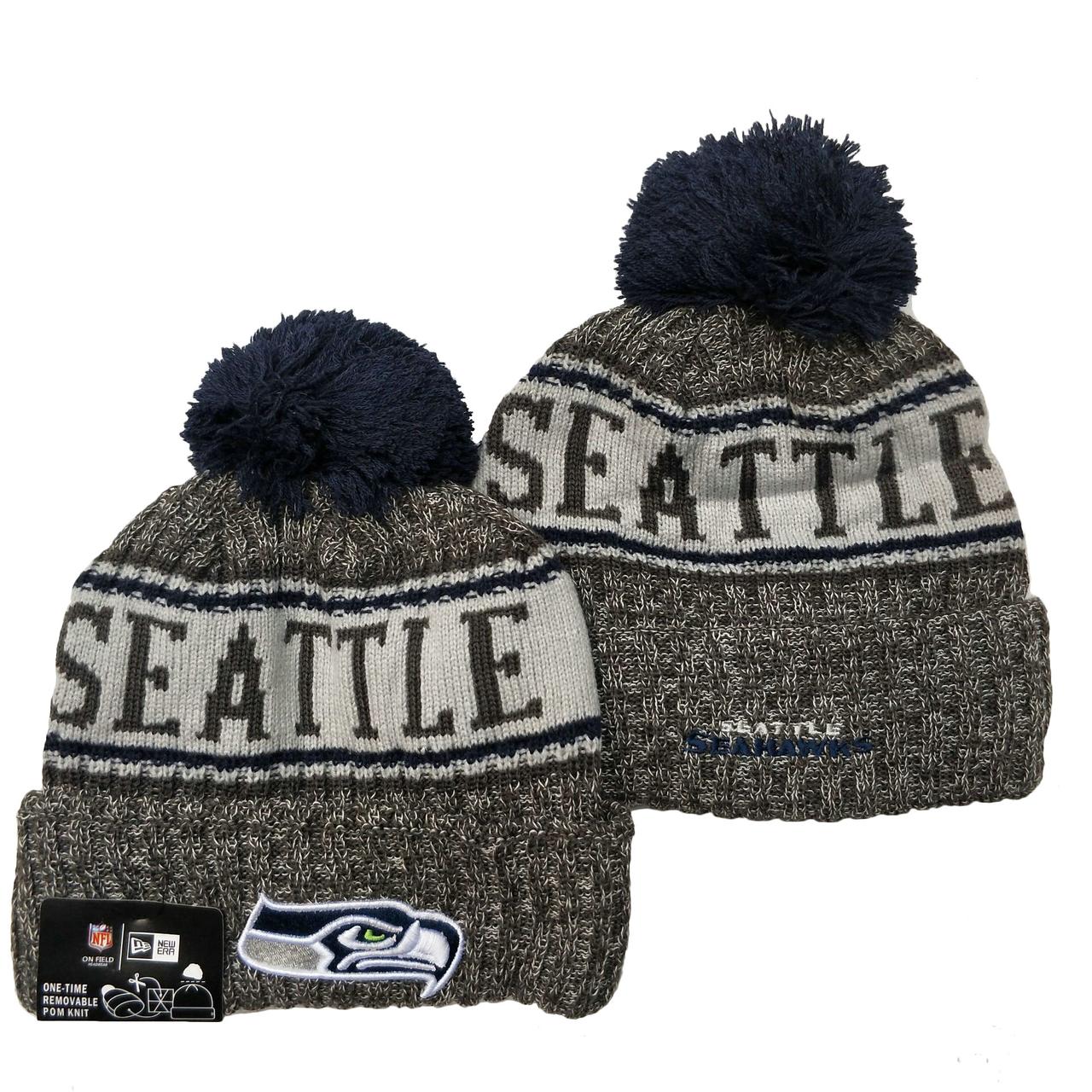 Шапка зимова Seattle Seahawks / SPK-190