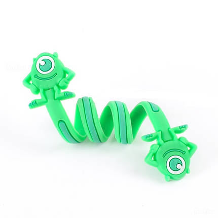 Захист від перетирання, органайзер для кабелю Lightning, Type C, Micro USB Alitek Animals Лев, фото 1