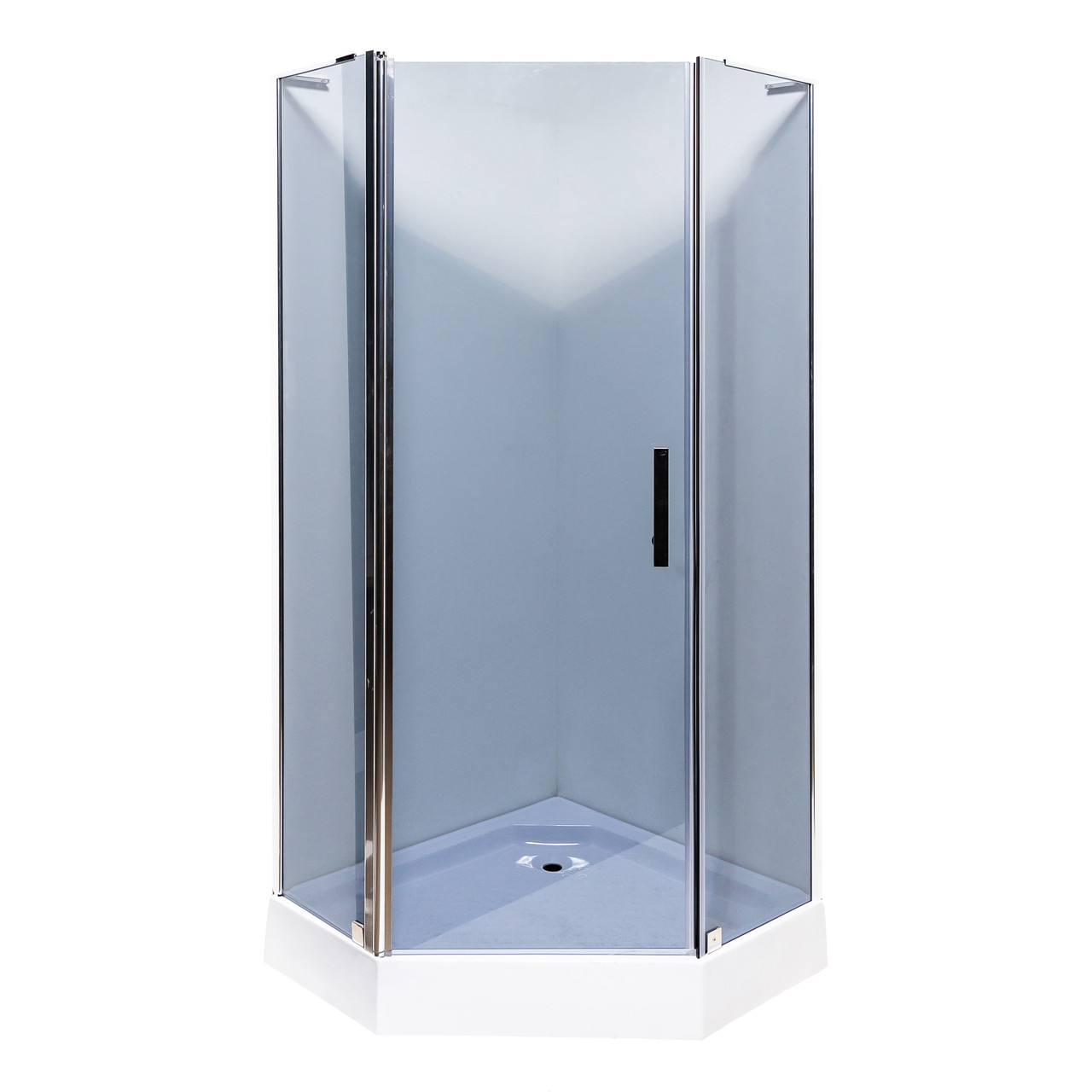 Душова кабіна INSANA Ethna Gray 90x90 п'ятикутна, фото 1