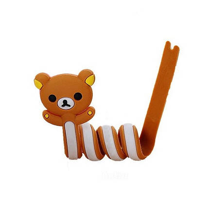 Захист від перетирання, органайзер для кабелю Lightning, Type C, Micro USB Alitek Animals Лев, фото 1